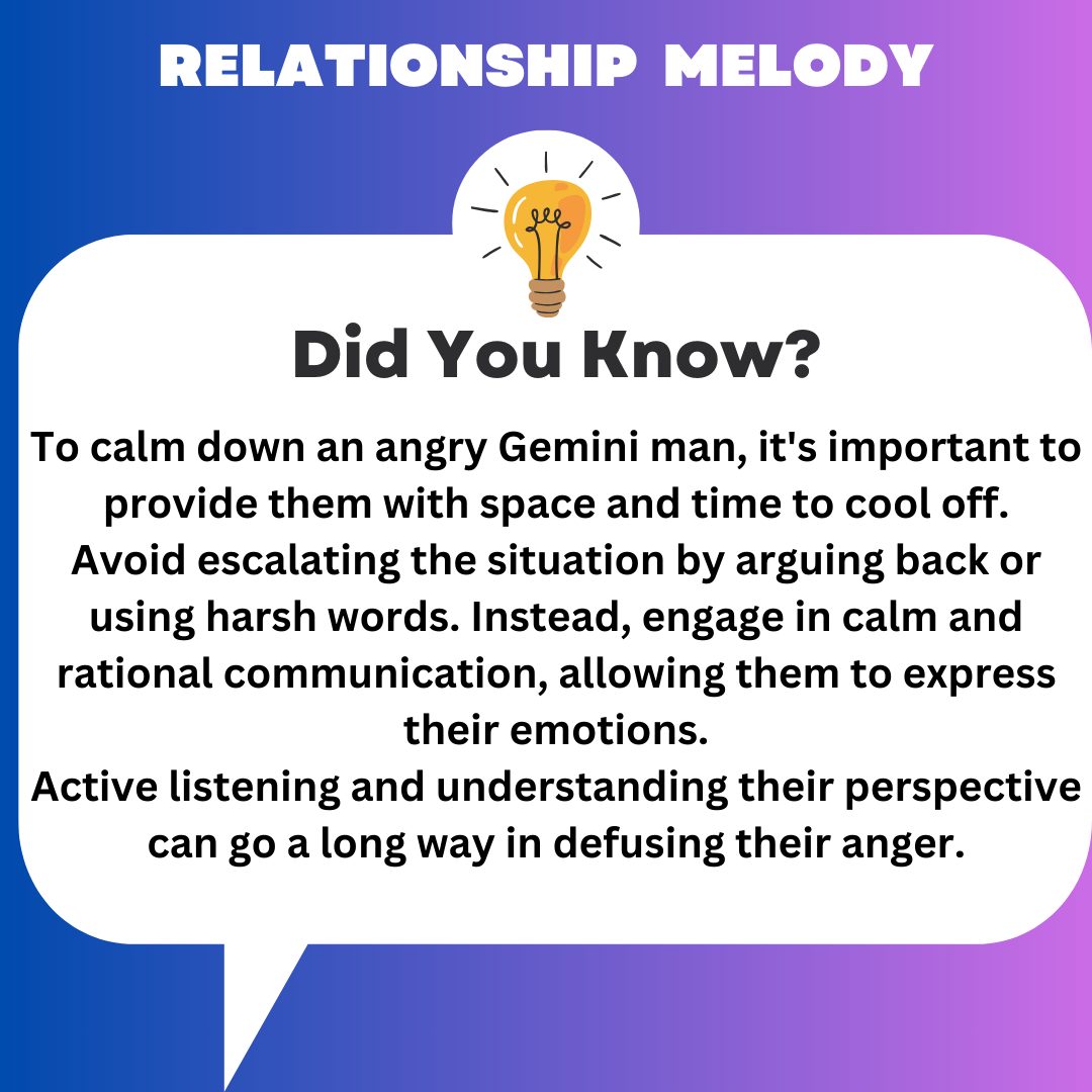 Unveiling Gemini Man's Anger Triggers - Relationship Melody