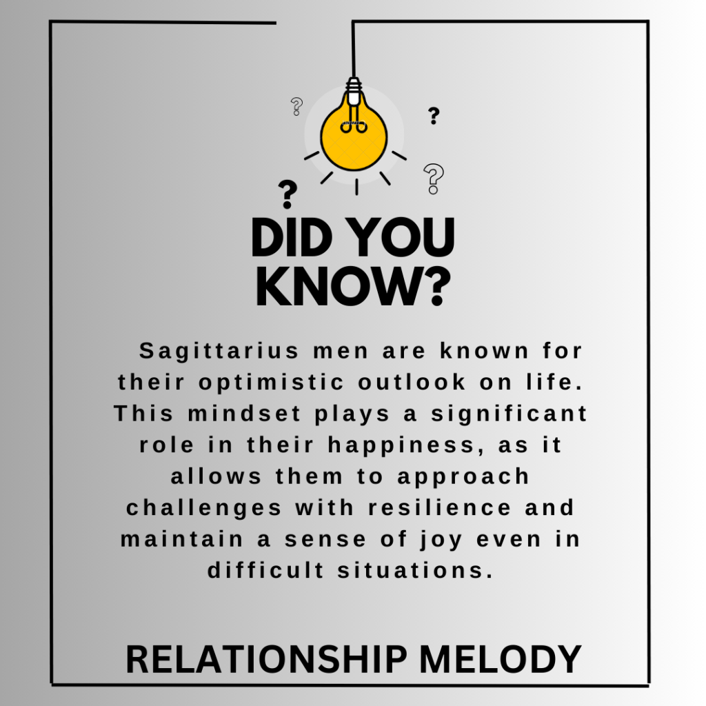 How Does A Sagittarius Man's Optimism And Positivity Contribute To His Happiness?