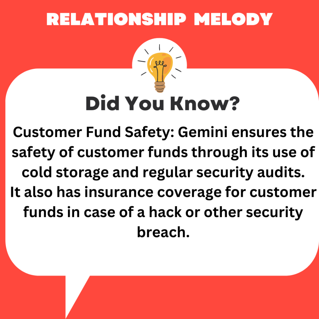 How Does Gemini Ensure The Safety Of Customer Funds?