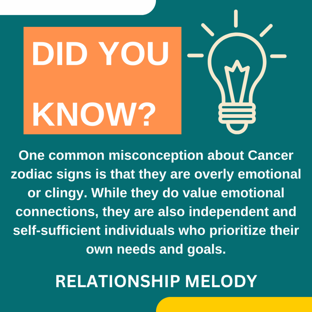What Are Some Common Misconceptions About Cancer Zodiac Signs And Love?
