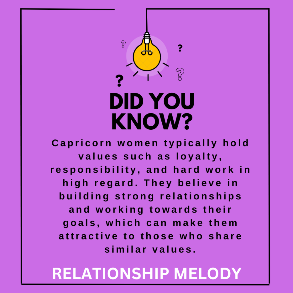What Are Some Common Values Or Beliefs Held By Capricorn Women That Make Them Attractive To Others?