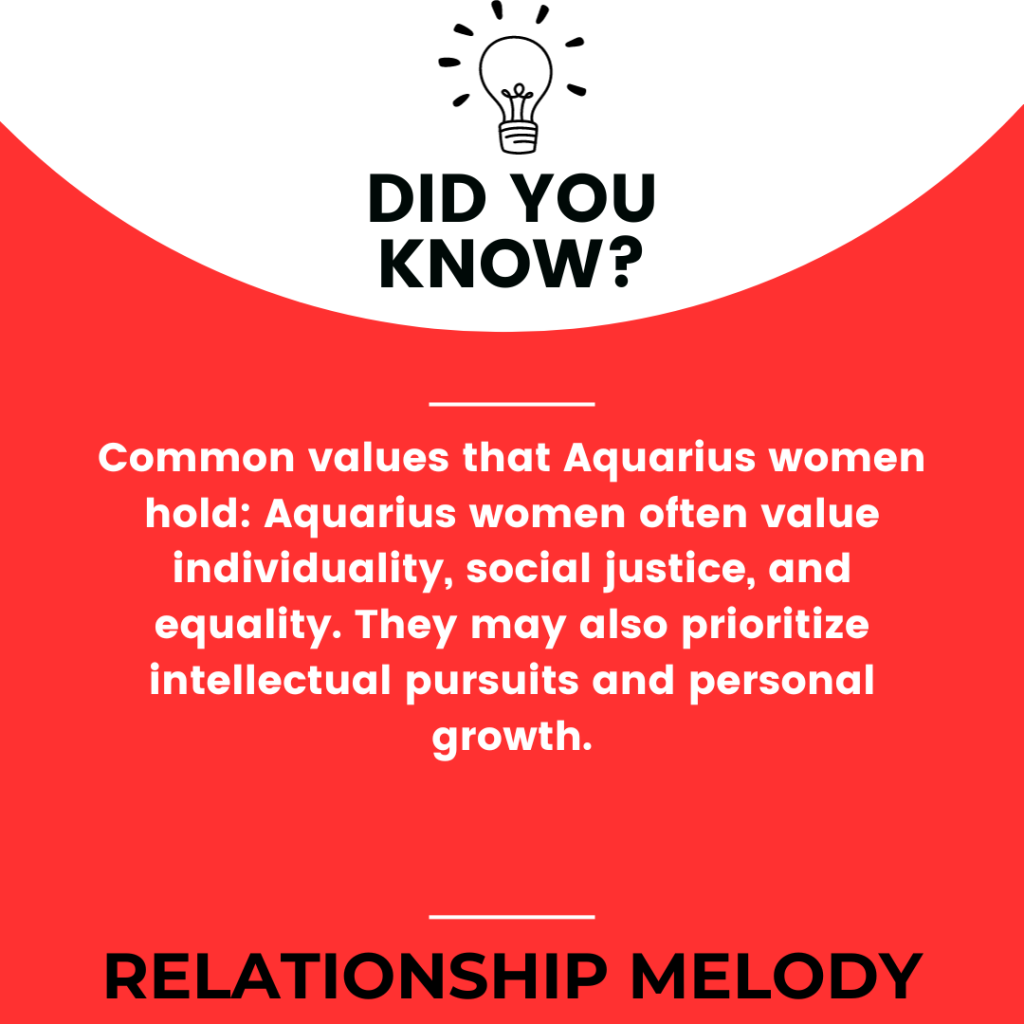 What Are Some Common Values That Aquarius Women Hold?