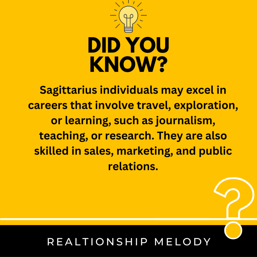 What Are Some Of The Career Paths That Sagittarius Individuals May Excel In?