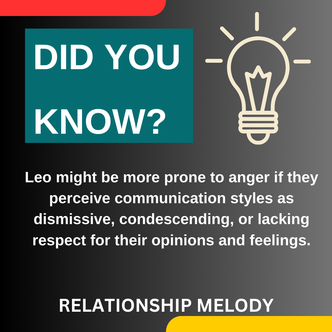 Unraveling Leo's Triggers: Understanding Their Anger - Relationship Melody