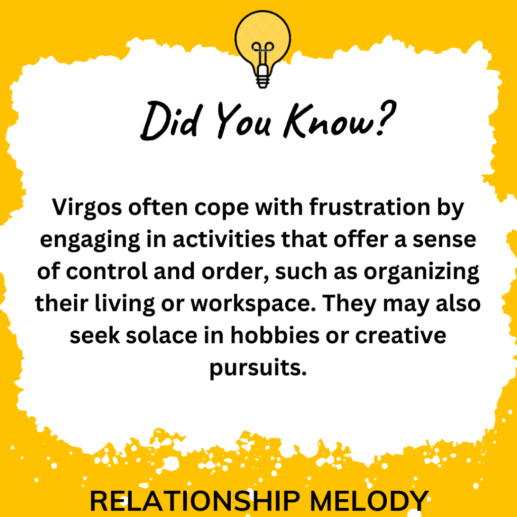 What Coping Mechanisms Do Virgos Employ When Dealing With Frustration?

