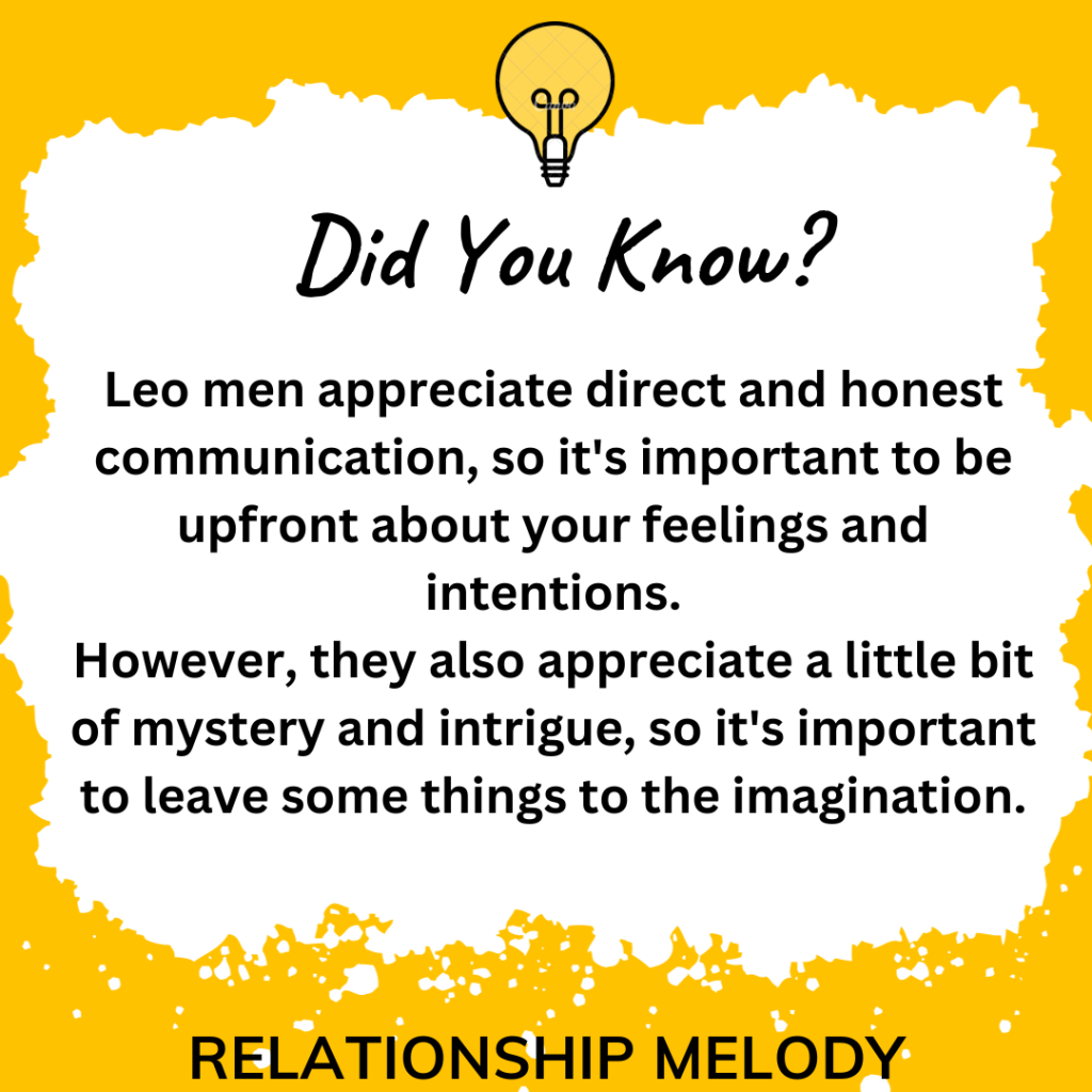 What Kind Of Communication Style Does A Leo Man Prefer When Missing Someone?