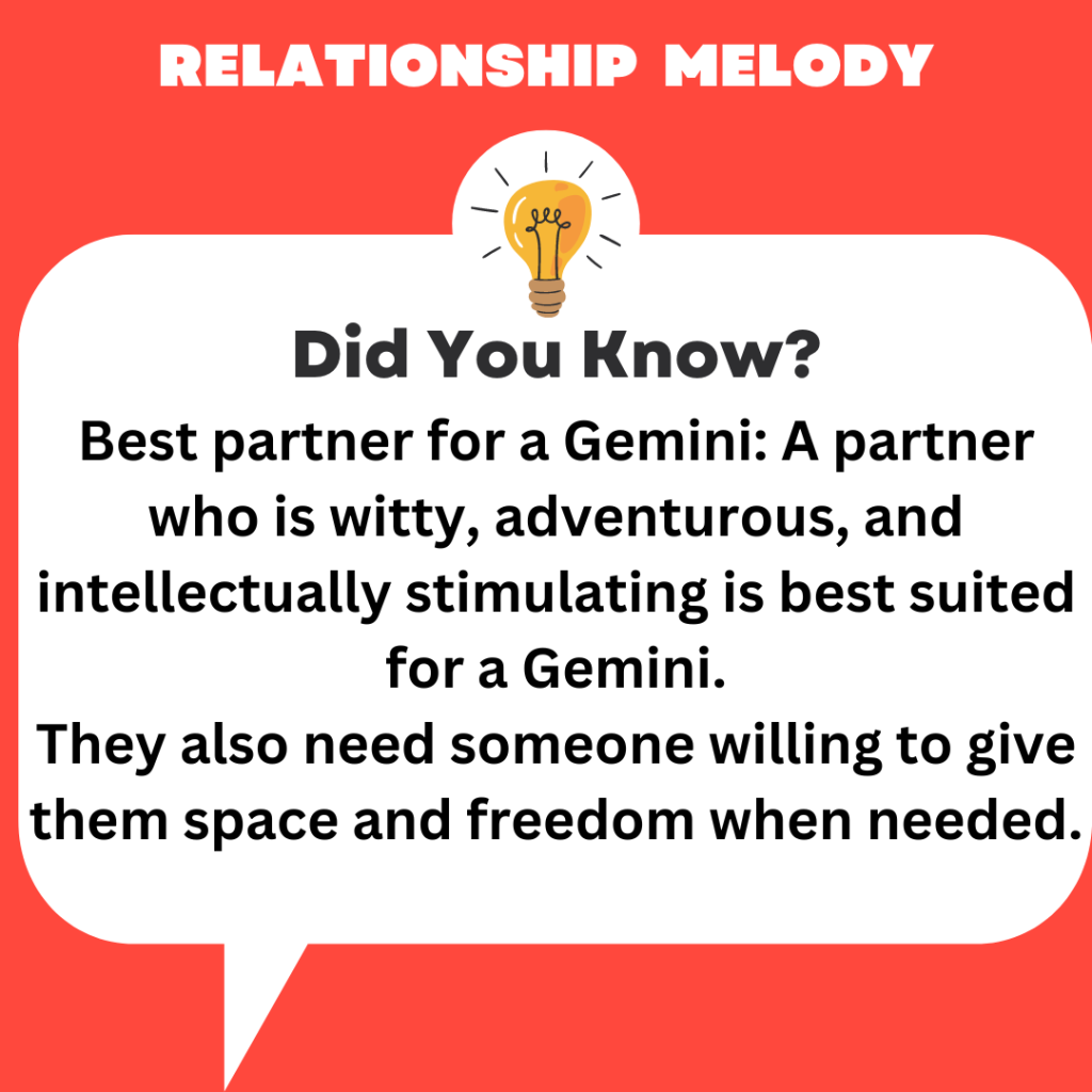 What Kind Of Partner Is Best Suited For A Gemini In A Romantic Relationship?