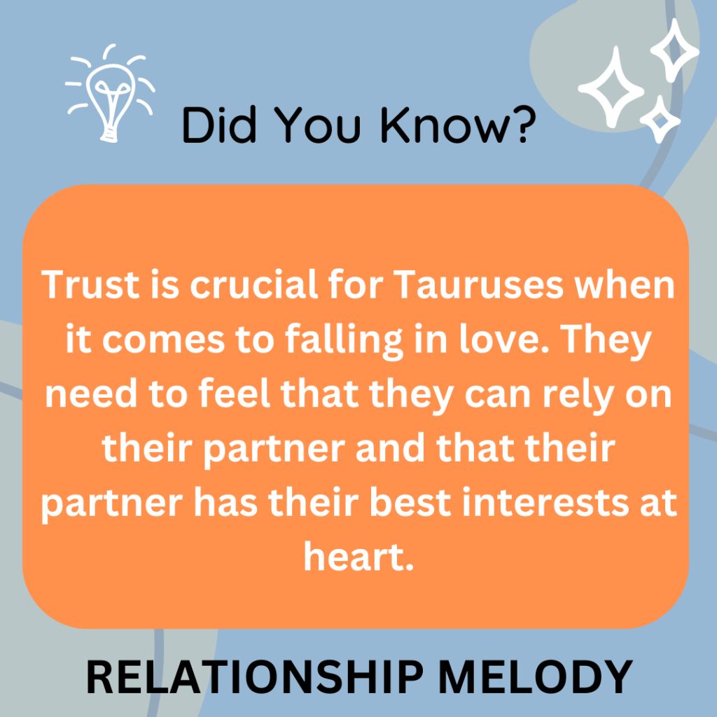 What Role Does Trust Play In A Taurus' Ability To Fall In Love?