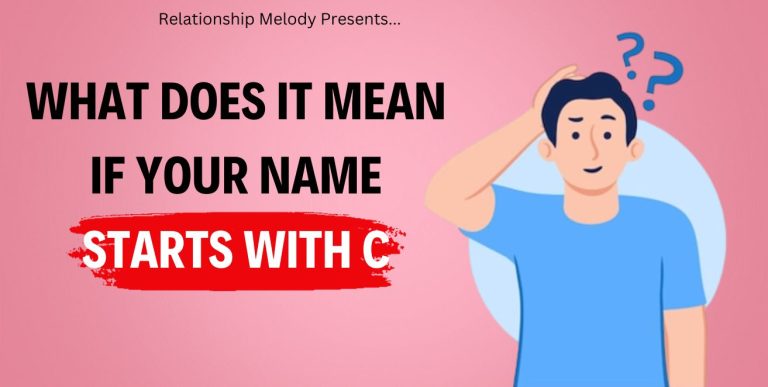 What Does It Mean If Your Name Starts With C
