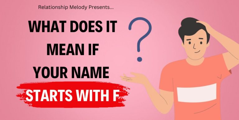 What Does It Mean If Your Name Starts With F