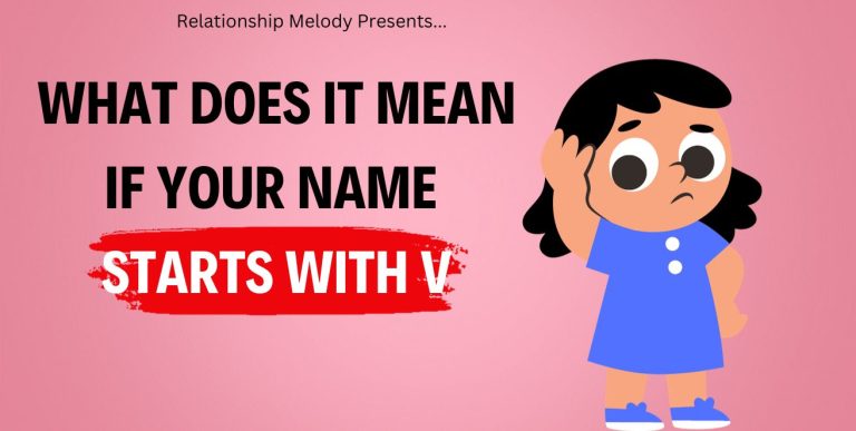 What Does It Mean If Your Name Starts With V