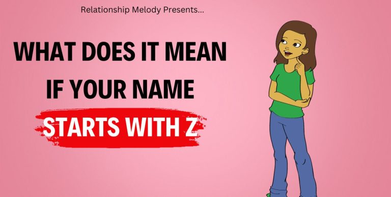 What Does It Mean If Your Name Starts With Z