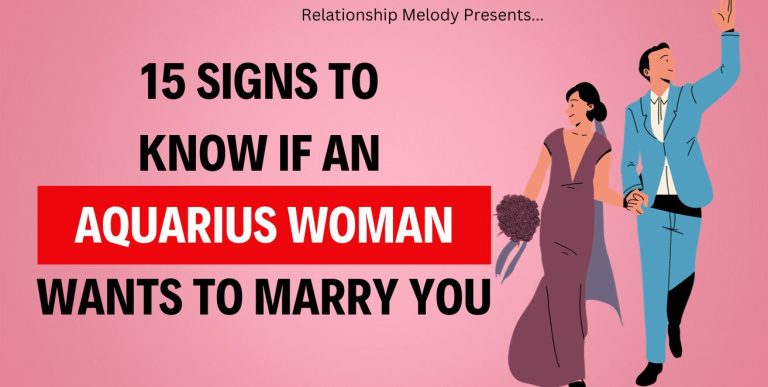 15 Signs to Know if an Aquarius Woman Wants to Marry You