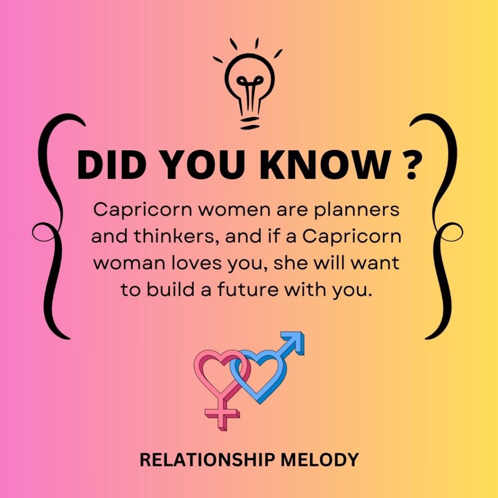 Capricorn woman wants to build future with you